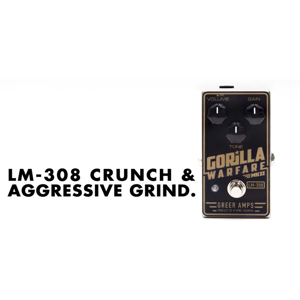 greer-gorilla-warfare-mkii-rat-overdrive-distortion-เอฟเฟคกีต้าร์ไฟฟ้า