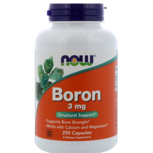 โบรอน-boron-3-มก-250เม็ด-ลดการสูญเสียมวลกระดูก