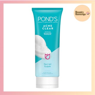 Ponds พอนด์ส แอคเน่ เคลียร์ แอนตี้ แอคเน่ เฟเชียล โฟม 100 กรัม