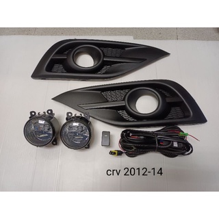 ไฟตัดหมอก ไฟสปอร์ตไลท์ Honda CRV ปี2012-2014ฝาดำ