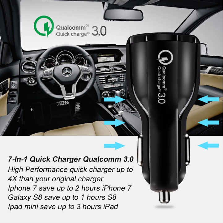 ที่ชาร์จในรถqc3-0-quick-charge-ชาร์จเร็ว-ที่ชาร์จในรถ-usb-car-charger-2-ช่อง-ที่ชาร์จในรถ-amp-car-charge