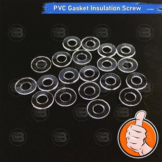 [CoolBlasterThai] Transparent Soft Gasket Nylon/Plastic PVC Insulation Screw Washers size M3