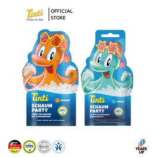 TINTI® สบู่บับเบิ้ล ทำฟอง เปลี่ยนสีน้ำ (40 ml.) ปลอดสารพิษ ผลิตที่เยอรมนี Bubble Bath สบู่ตีฟอง สบู่เด็ก บับเบิ้ลบาธ ของเล่นอาบน้ำ baby kid soap toys