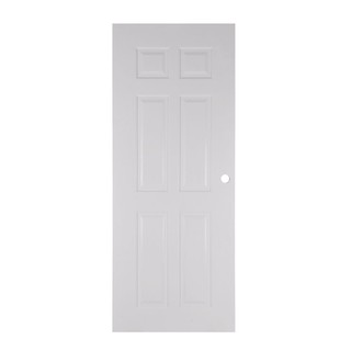 AZLE-6 80x200 cm. UPVC DOOR White ประตู UPVC AZLE CLASSIC-6 80x200 ซม. สีขาว ประตูบานเปิด ประตูและวงกบ ประตูและหน้าต่าง