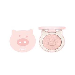 NOVO ANIMAL DIARIES MASHED POTATO HIGHGLOSS POWDER ไฮไลท์หน้าเงา ประกายชิมเมอร์ เม็ดสีแน่นติดทน เนื้อดินน้ำมัน #5506