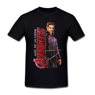 [S-5XL]เสื้อยืด พิมพ์ลาย Hawkeye Clint Barton Avengers Age of Ultron สไตล์คลาสสิก ไม่ซ้ําใคร สําหรับผู้ชาย 552690