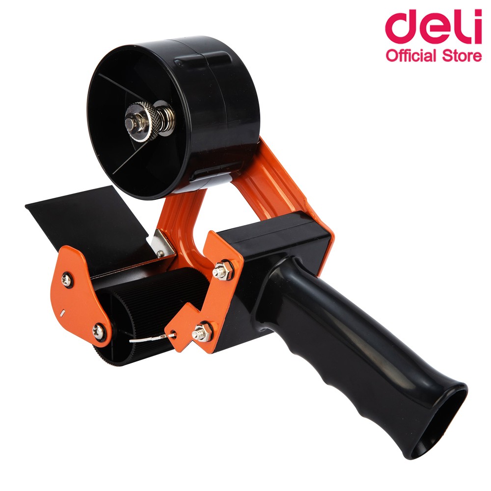 deli-800-packing-tape-dispenser-ที่ตัดเทปปิดกล่องแบบเหล็ก-สำหรับใช้งานมือเดียวประหยัดแรงกว่า-แท่นเทป-เทปปิดกล่อง-office