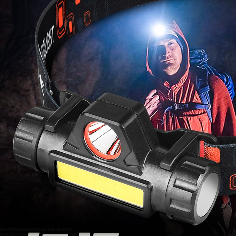 ภาพหน้าปกสินค้าไฟฉายคาดหัว Outdoor ไฟฉายชาร์จไฟ USB Rechargeable Headlight จากร้าน statshopp บน Shopee