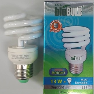 หลอดประหยัดไฟ-biobulb-tonado-13w-daylight