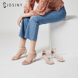 ภาพหน้าปกสินค้าJOSINY women shoes รองเท้ารัดส้น รองเท้าส้นสูง รองเท้าแฟชั่นสตรี สูง2.5นิ้ว คุณภาพสูง พร้อมส่ง Rhinestone รองเท้าแตะ ที่เกี่ยวข้อง