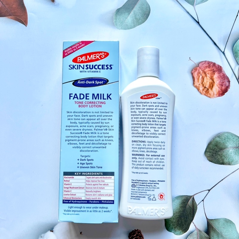 palmer-s-skin-success-lotion-fade-milk-250mlปาล์มเมอร์-โลชั่นผิวขาว-สูตรใหม่