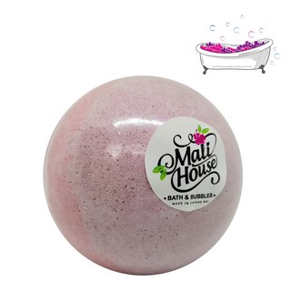 ภาพหน้าปกสินค้าMali House  BathBomb บาธบอมสบู่แช่ตัว สำหรับแช่ในอ่าง กลิ่นโรสแมรี่ Rosemary,สีม่วง 150g ซึ่งคุณอาจชอบสินค้านี้