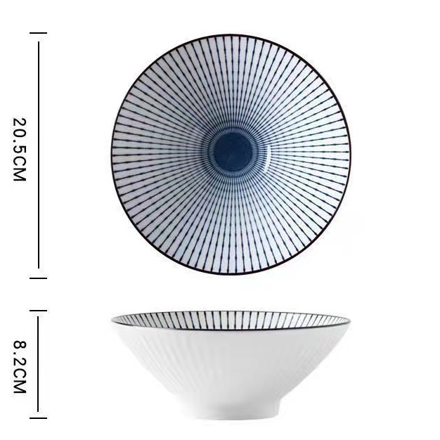 ceramic-ชาม-ชามเซรามิก-ชามญึ่ปุ่น-ชามกระเบื้อง-ชามบะหมี่ขนาด-8-นิ้ว-สไตล์ใหม่-ถ้วย6นิ้ว-ถ้วย-5นิ้ว