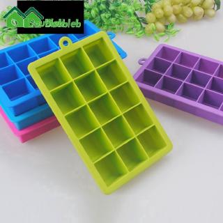 ☃⌂DIY Big Ice Cube Mold ทรงสี่เหลี่ยมถาดน้ำแข็งซิลิโคน