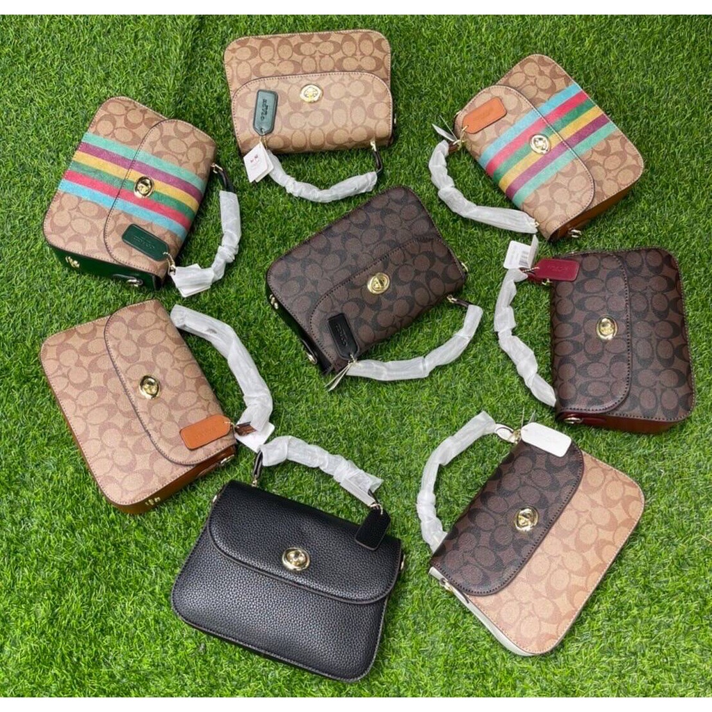 พร้อมส่ง-กระเป๋า-coach-กระเป๋าถือ-กระเป๋าสะพายข้าง-คังคุง-crossbody-โค้ช