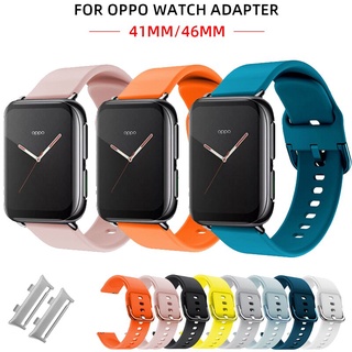 สินค้า สายนาฬิกาข้อมือซิลิโคนสําหรับ Oppo Smart Watch 41 มม. 46 มม. 41 มม. 46 มม.