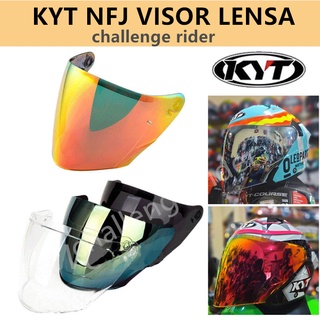 ภาพหน้าปกสินค้าKYT VISOR ชิวหน้าเเต่งหมวกกันน็อค KYT รุ่น NFJ หมวกกันน็อค สำหรับรถจักรยานยนต์ 2023 ที่เกี่ยวข้อง