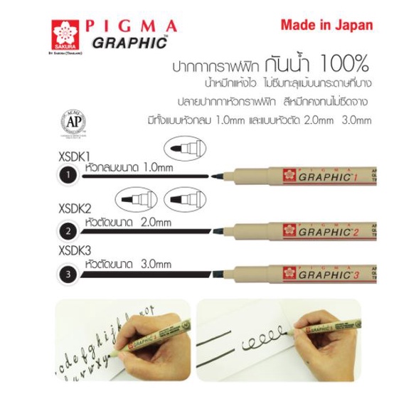 ของแท้ญี่ปุ่นชัวร์-ปลอมเยอะ-ส่งเร็ว-ปากกาpigmaพิกม่า-ตัดเส้นหัวเข็ม-สีดำหมึกเข้ม-กันน้ำ-คมชัด-sakura-pigma-drawing-pen