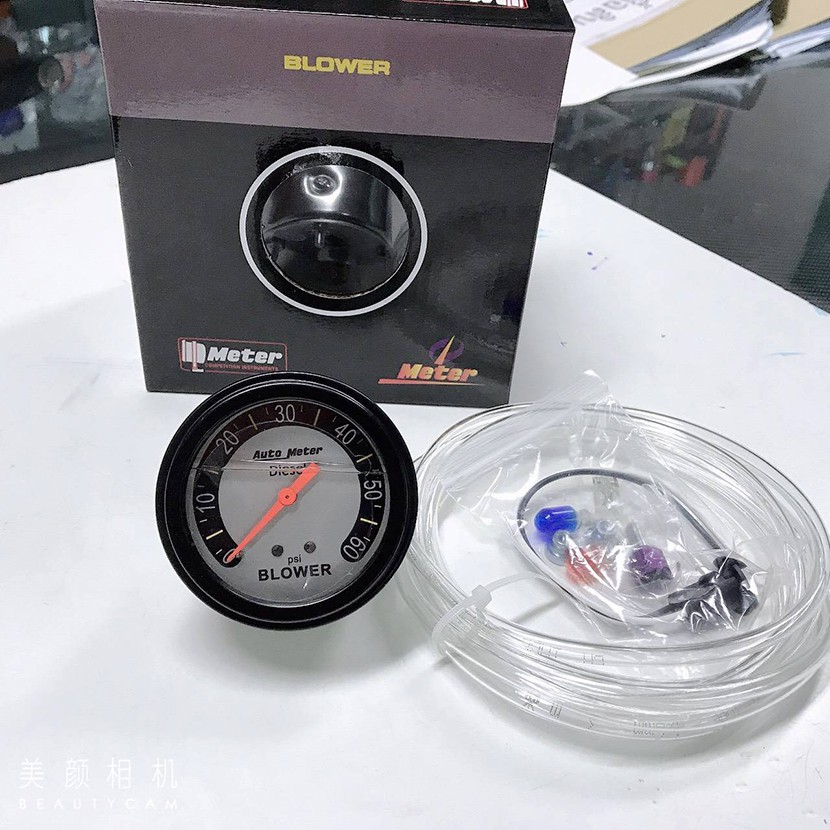 วัดบูส-auto-meter-วัดบูสเทอร์โบ-ขนาด-2-5-นิ้ว-หน้าน้ำมัน-35-60-ปอนด์