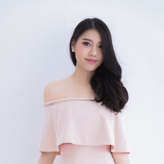 ETHEREAL Lyla top เสื้อเกาะอกปิดไหล่