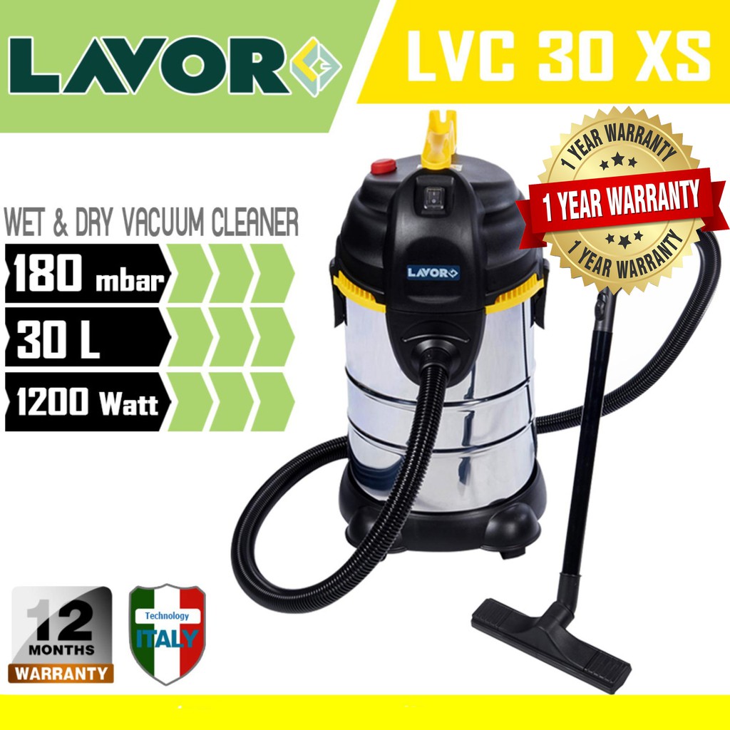 เครื่องดูดฝุ่น-lavor-รุ่น-lvc30xs-30-ลิตร-1200-w-รับประกัน-1-ปี