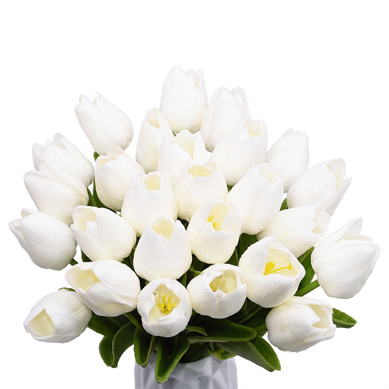 ช่อดอกทิวลิปประดิษฐ์-ดอกกุหลาบ-ยาง-สัมผัสเหมือนจริง-สําหรับตกแต่งบ้าน-งานแต่งงาน-10-ชิ้น