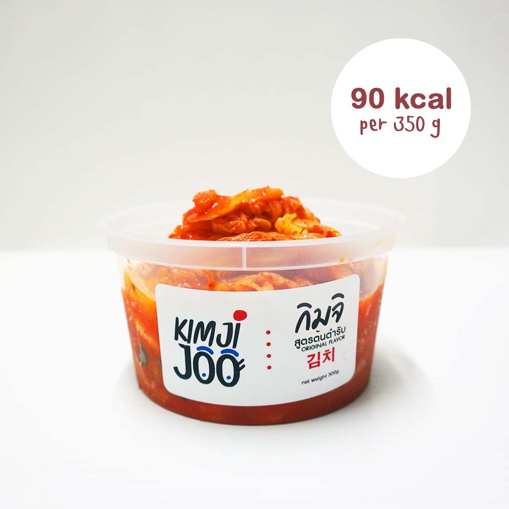 ภาพหน้าปกสินค้ากิมจิผักกาดขาว สูตรคลีน คีโต ไม่ใส่น้ำตาล ขนาด 350 กรัม  kimjijoo kimchi