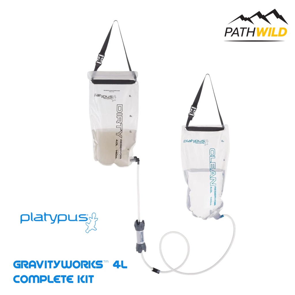 ชุดอุปกรณ์สำหรับกรองน้ำดื่ม PLATYPUS GRAVITYWORKS™ 4L COMPLETE KIT พกพา ...