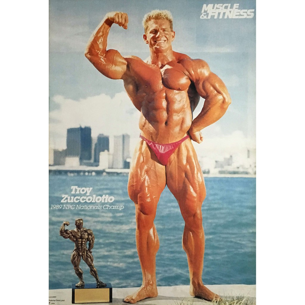 โปสเตอร์-รูปถ่าย-เพาะกาย-เพาะกล้าม-เล่นกล้าม-body-builder-troy-zuccolotto-poster-20x30-inch-muscle-weight-training