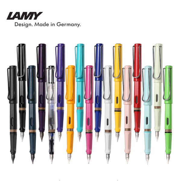 ปากกาหมึกซึม-lamy-safari-fountain-pen-vs-original-box-with-free-ink-cartridge-mutil-color-f-eftip