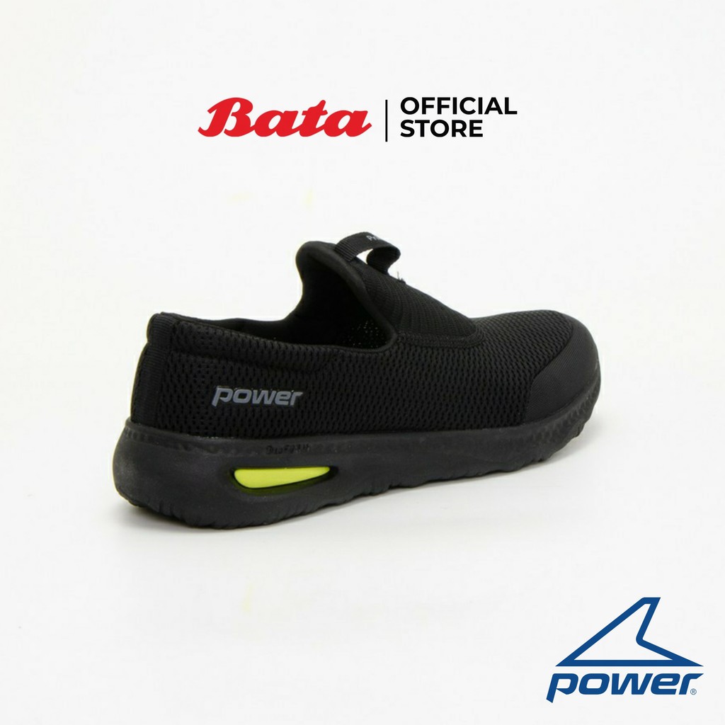 best-seller-bata-power-mens-sport-walking-shoes-รองเท้าผ้าใบสนีคเคอร์สำหรับเดินของผู้ชาย-รุ่น-dd100-slip-on-สีดำ-8186749