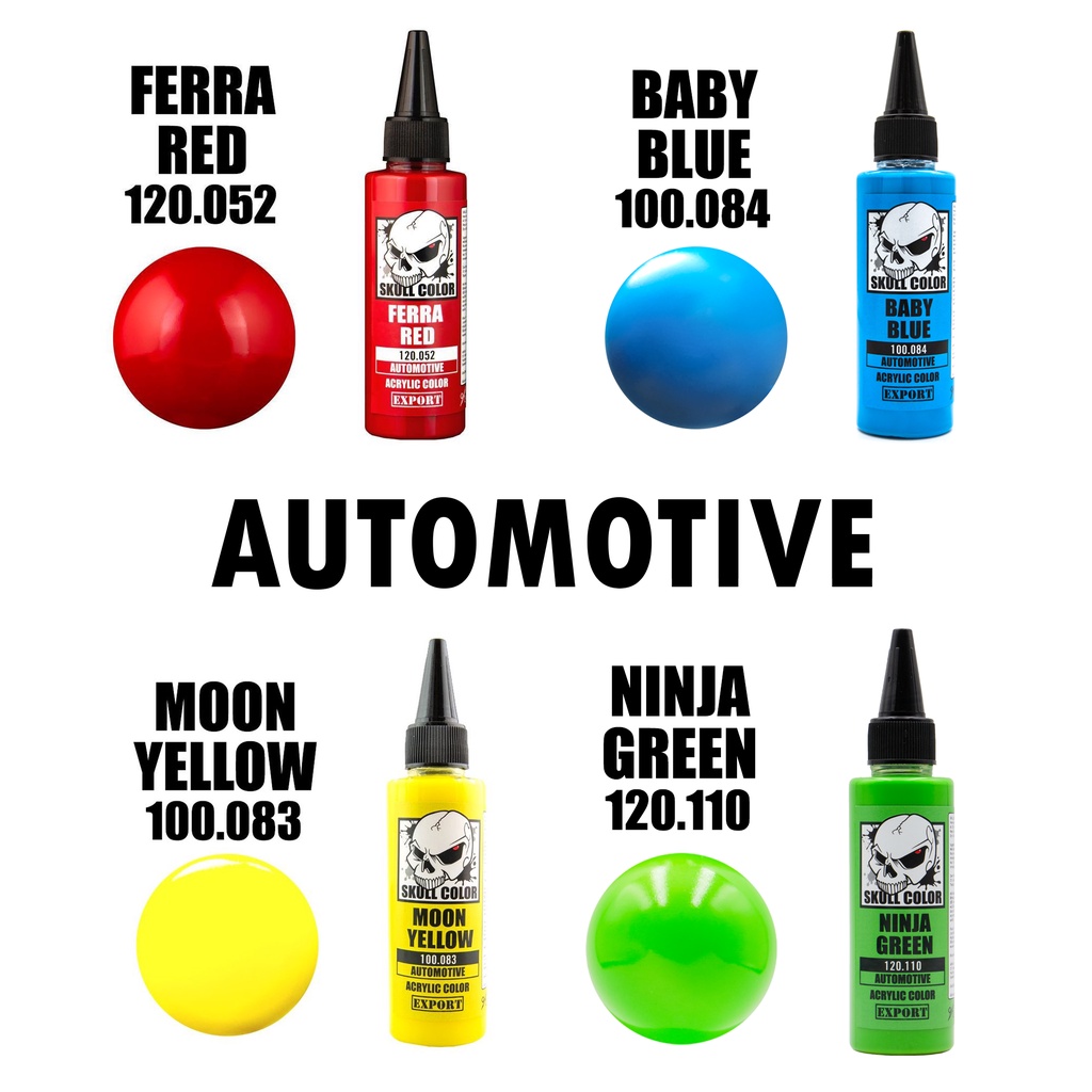 automotive-color-สียานยนต์-พร้อมพ่นสำหรับแอร์บรัช-60ml