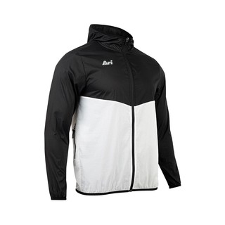 ARI ULTRALIGHT PACKABLE WINDBREAKER - BLACK/WHITE