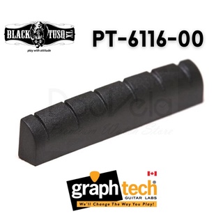 นัท กีตาร์ BLACK TUSQ XL SLOTTED NUT 1 11/16" FLAT BOTTOM (PT-6116-00)