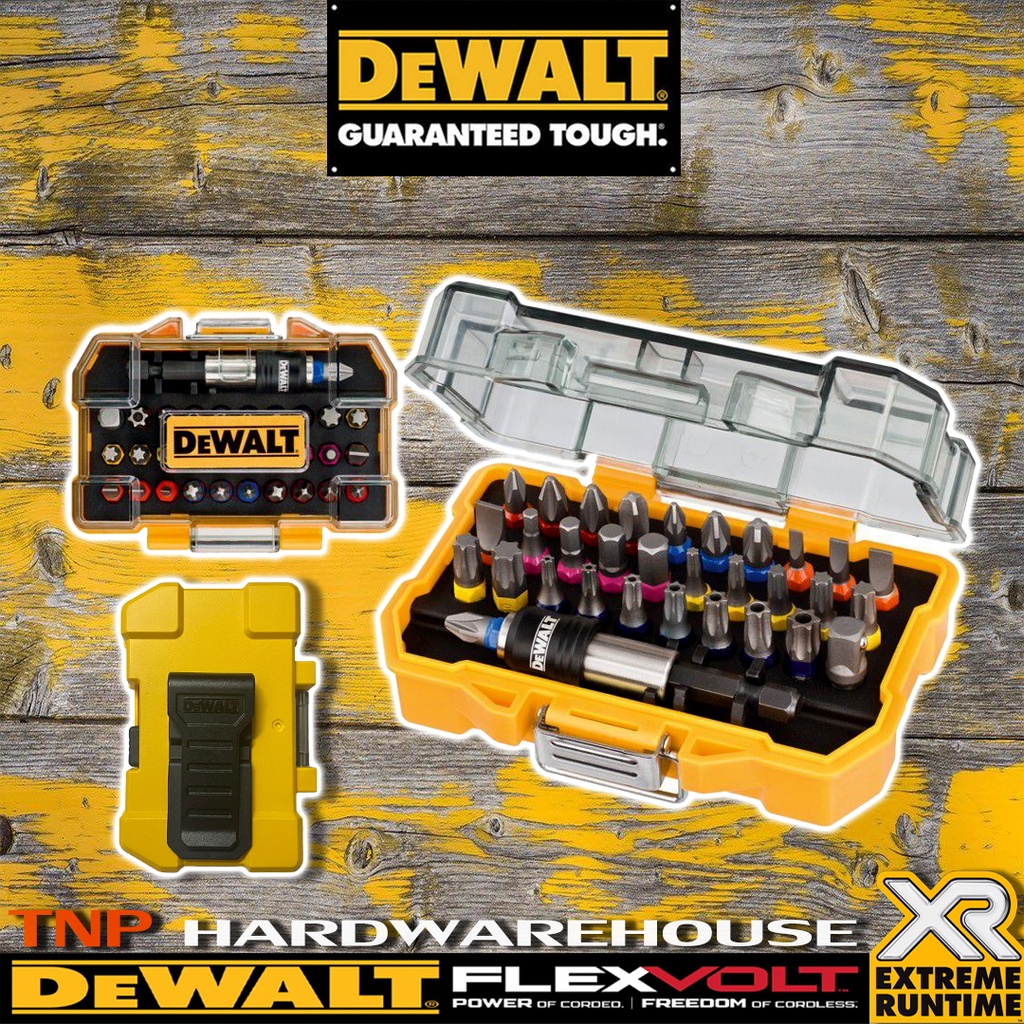 DeWALT ชุดดอกไขควง,ชุดดอกไขควงพร้อมกล่องเหน็บเอว,กล่องดอกไขควง DT7969 ...