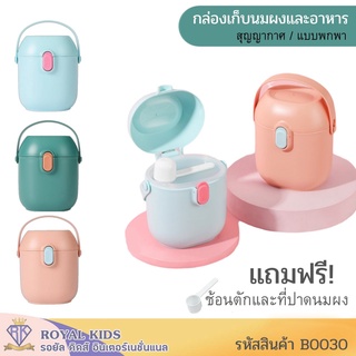 B0030 กล่องเก็บนมผงสุญญากาศ [แบบพกพา] กระปุกเก็บนมผง กระปุกใส่นมผง กระปุกใส่อาหาร กล่องสุญญากาศ พกพาสะดวก