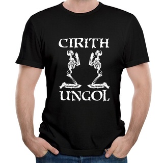 เสื้อเบลาส์ - เสื้อยืดผ้าฝ้าย Cirith Ungol เสื้อยืดสบาย ๆ การ์ตูนฤดูร้อน s 100% O คอสําหรับผู้ใหญ่เ