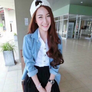 Denim shirt เสื้อเชิ้ตผ้ายีนส์เนื้อดี