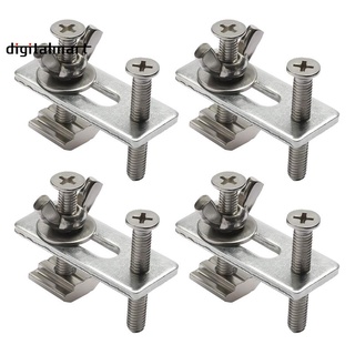 4Pcs T-Track Mini Hold Down Clamp Kit Fixture for Engraving Machine