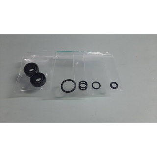 อะไหล่สำหรับชุด Kit ซ่อม กันสบัดYSS (Oil Seal O-Ring) 1 Setsมี 7 ชิ้น สีดำ