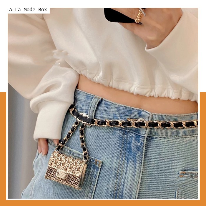 ดีที่สุด-chanel-long-necklace-metal-belt-metal-ออริ