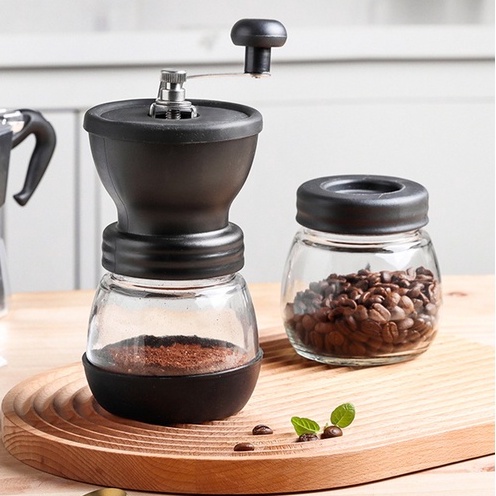 ภาพสินค้าCoffee Bean Grinder เครื่องบดกาแฟวินเทจ เครื่องบดเมล็ดกาแฟ ที่บดเม็ดกาแฟ ปรับความละเอียดได้ Thamsshop จากร้าน thamsshop บน Shopee ภาพที่ 3