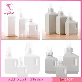 สินค้า Laundry Bottle with Label Large Capacity for Detergent Home Use White 400ML