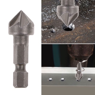 Com* 6 Flute Countersink Drill Bit เครื่องมือตัดมุม 90 องศาสําหรับงานไม้