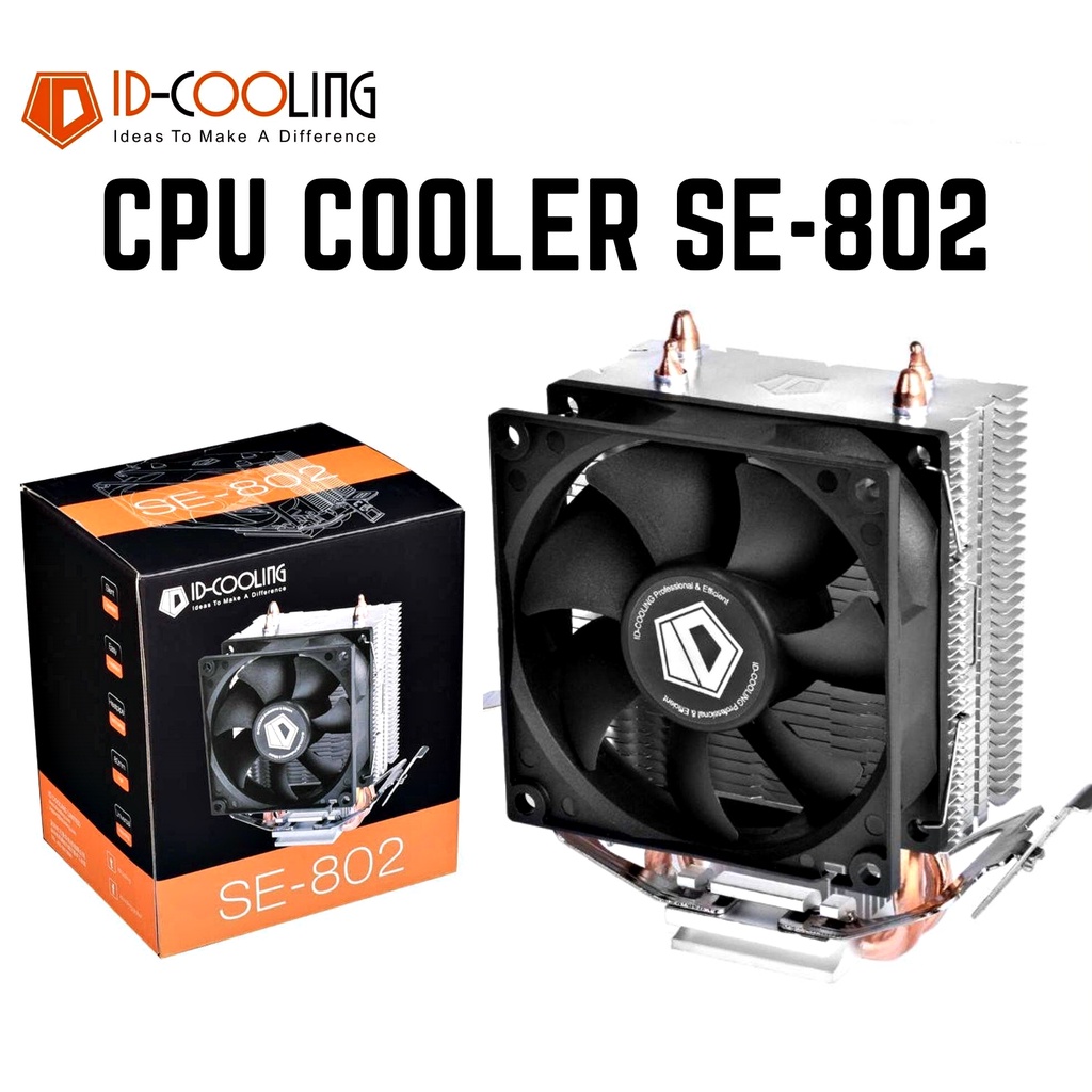 ภาพหน้าปกสินค้าCPU AIR COOLER (พัดลมซีพียู) ID COOLING SE-802-SD (Support Intel 1700, AMD AM4) ประกัน 1 ปี จากร้าน hardware_corner บน Shopee