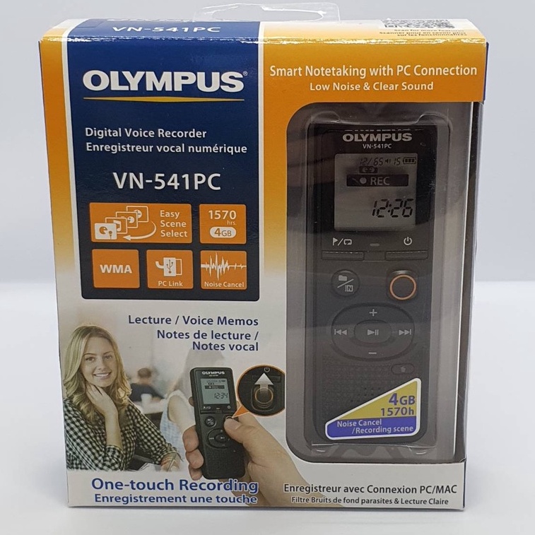 เครื่องอัดเสียงคุณภาพ Olympus Digital Voice Recorder VN541PC Shopee