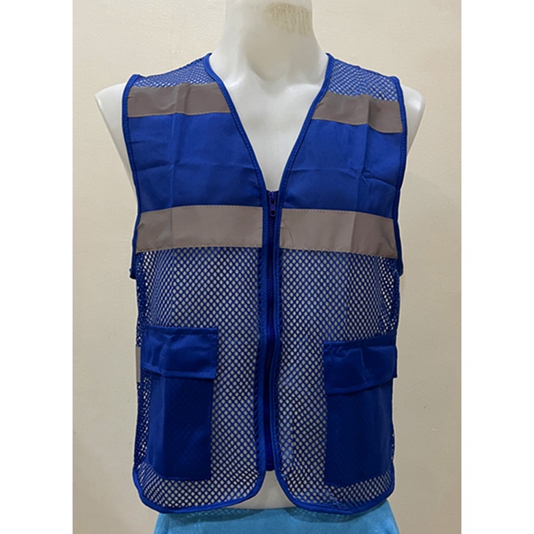 ภาพสินค้าReflective Vest เสื้อกั๊กสะท้อนแสง รุ่นตาข่ายใหญ่ จากร้าน jintalasu บน Shopee ภาพที่ 5