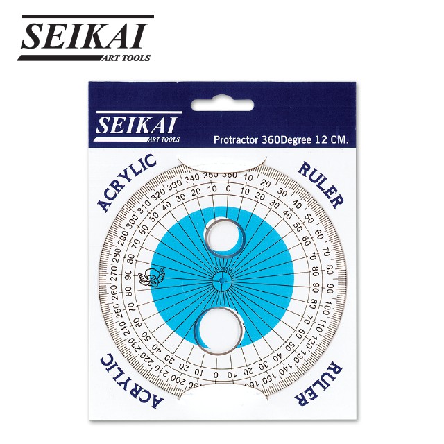 seikai-แผ่นอะคริลิค-protractor-360-a-b-protractor-1-แผ่น