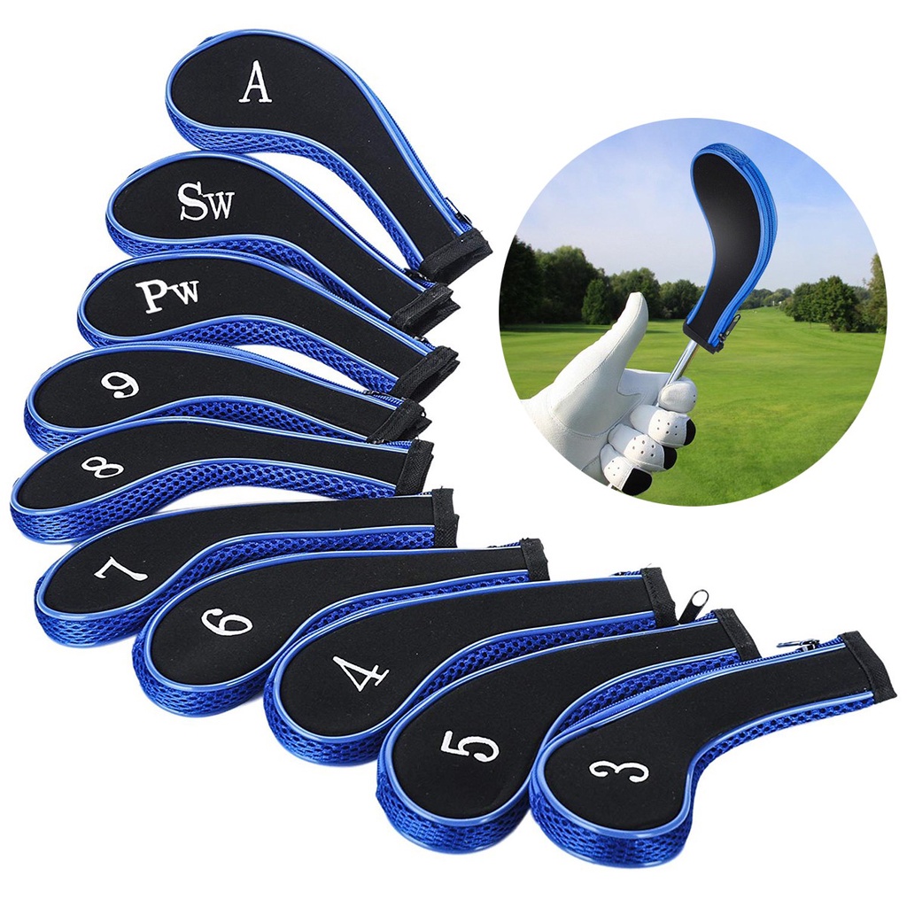 golf-iron-head-cover-club-heads-protector-wedge-headcovers-long-neck-with-zip-for-callaway-ping-taylormade-cobra