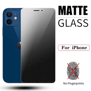 สินค้า ฟิล์มกระจกแบบด้าน รุ่น iPhone 14 13 12 Mini 11 Pro X Xs Max XR 6 6s 7 8 Plus SE2 SE 2020 4G 5G 2022